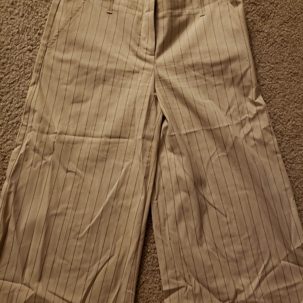 Wide leg crop pants